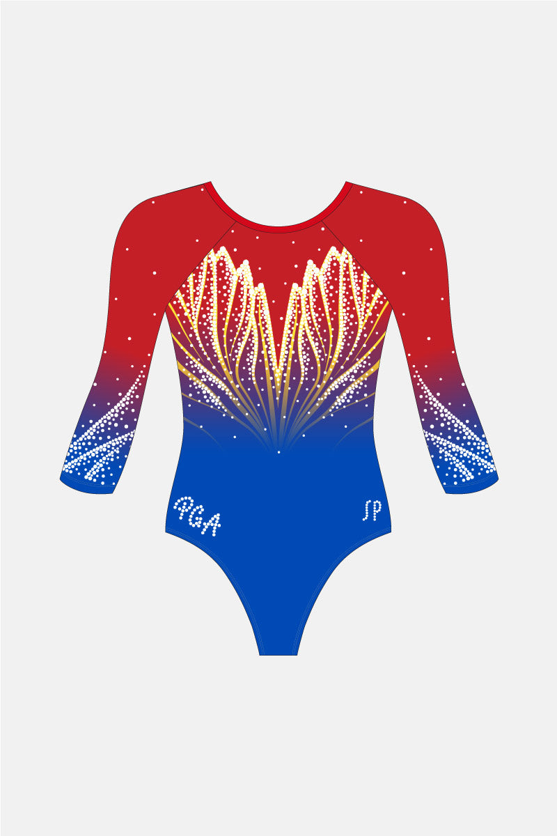 2024 Kelli 3Q Leotard - Shelf Bra