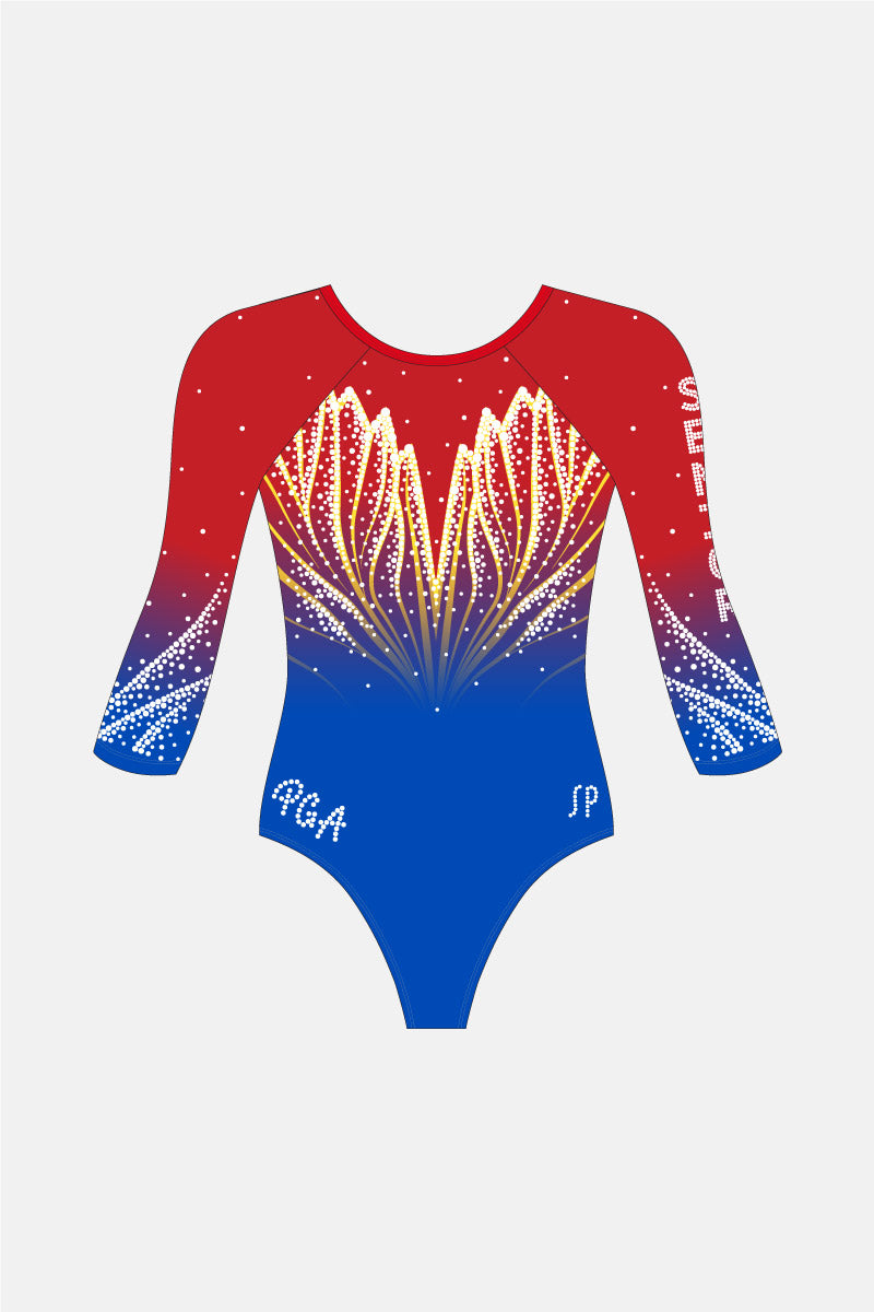2024 SNR Kelli 3Q Leotard - Shelf Bra