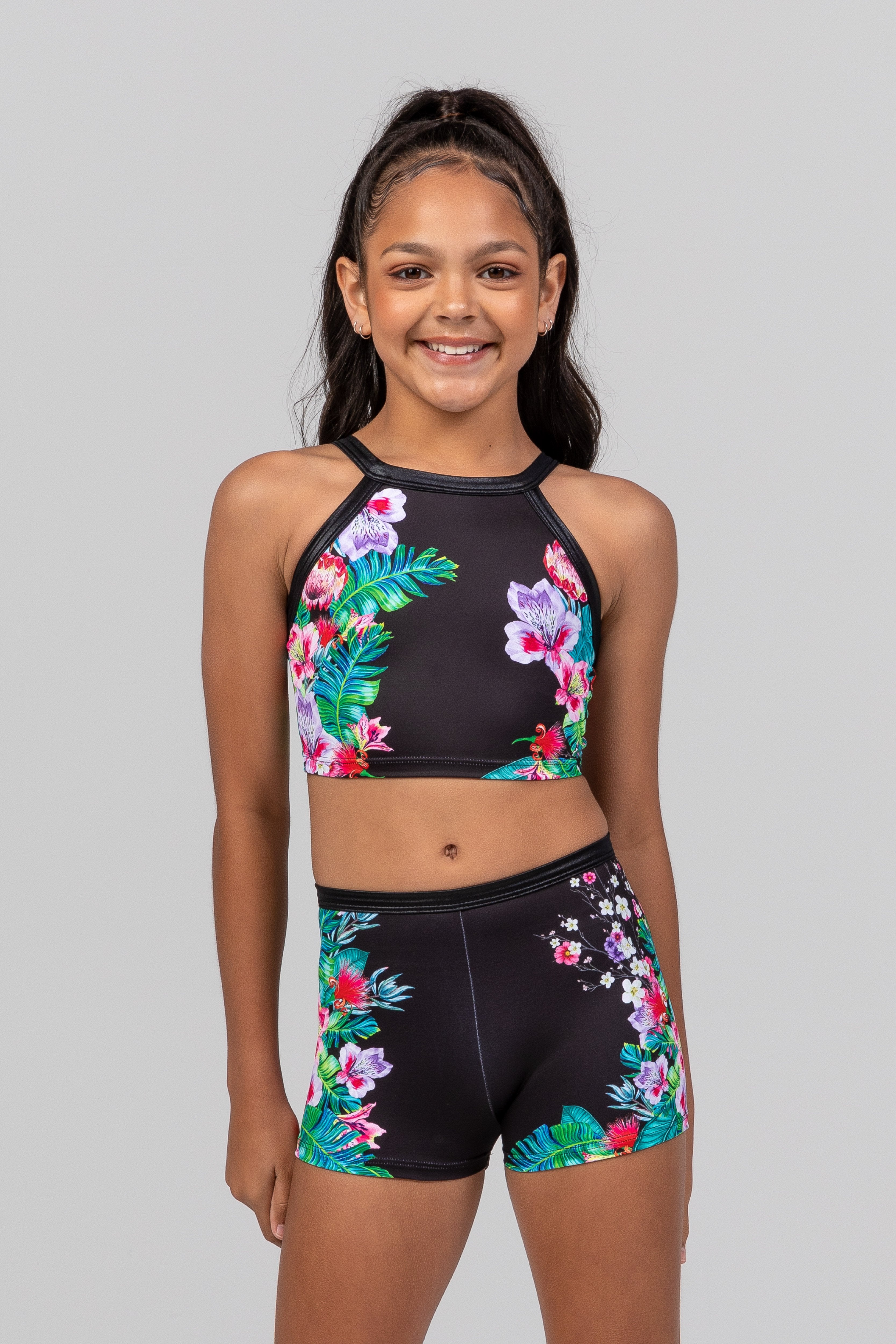 Tropi-cool Cropped Singlet