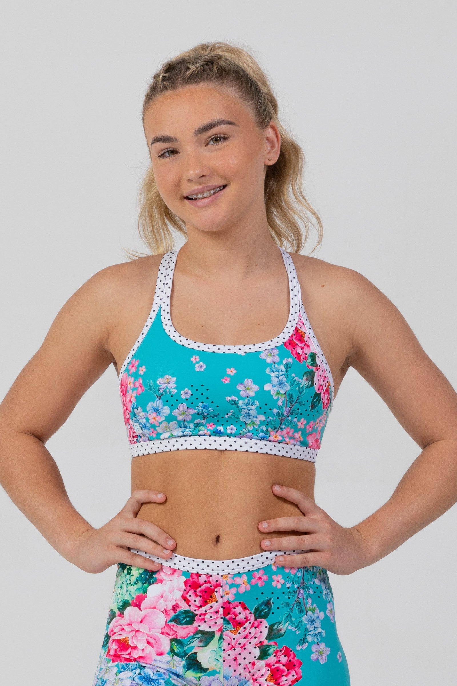 Azalea Blooms Crop Top