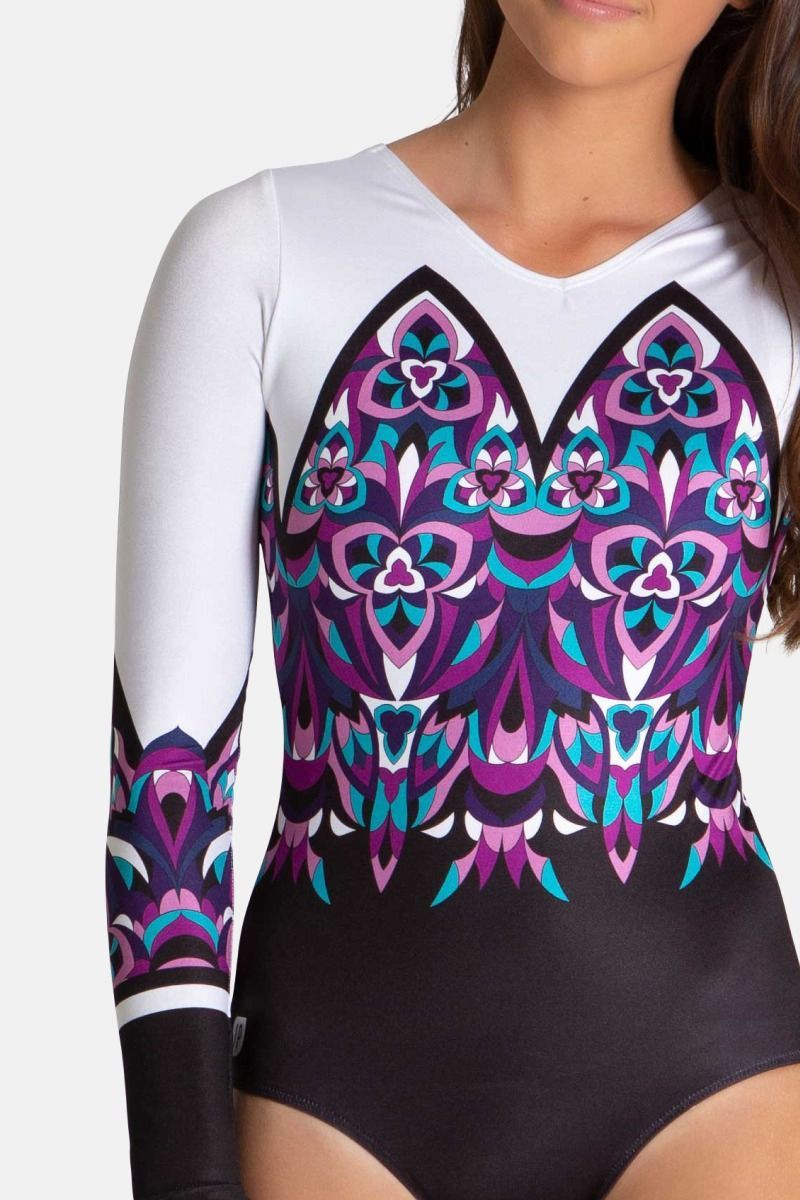 SylviaP - Cathedral Long Sleeve Leotard