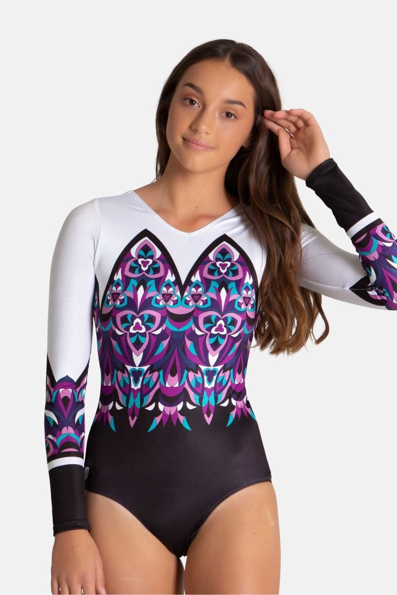 SylviaP - Cathedral Long Sleeve Leotard