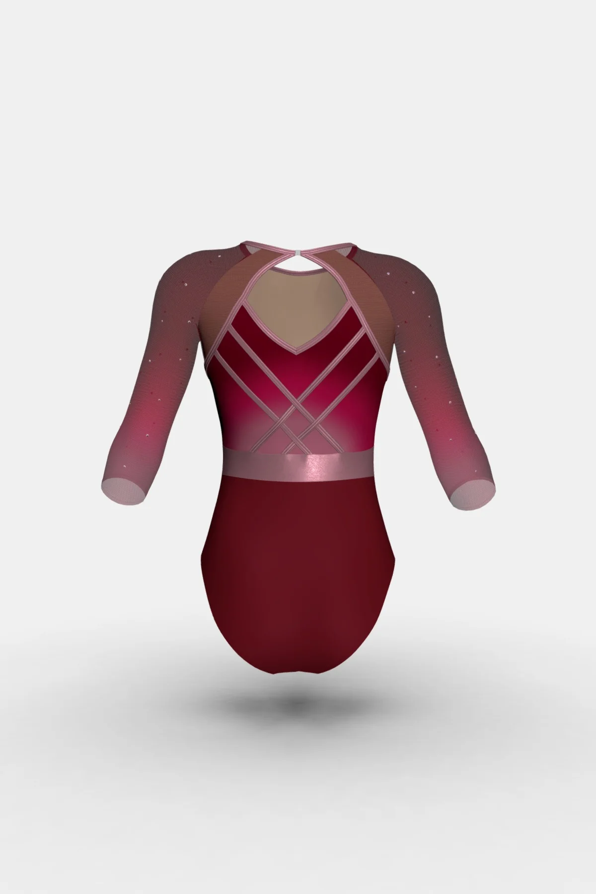 Legacy Optional ¾ Slv Leotard Shelf Bra