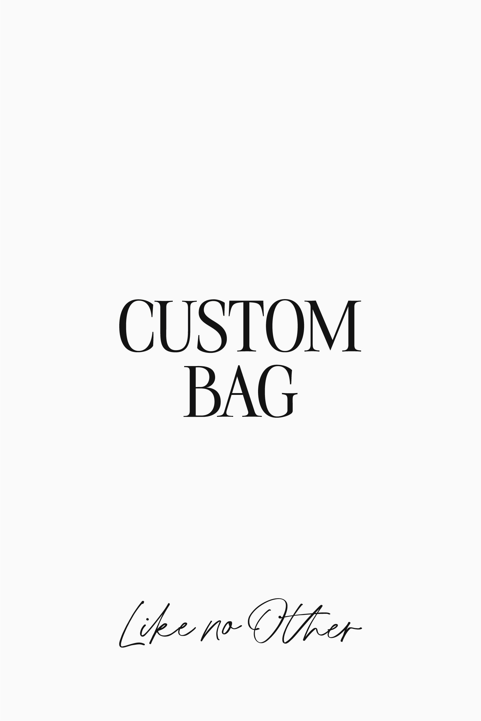 Custom Design - Grip Bag