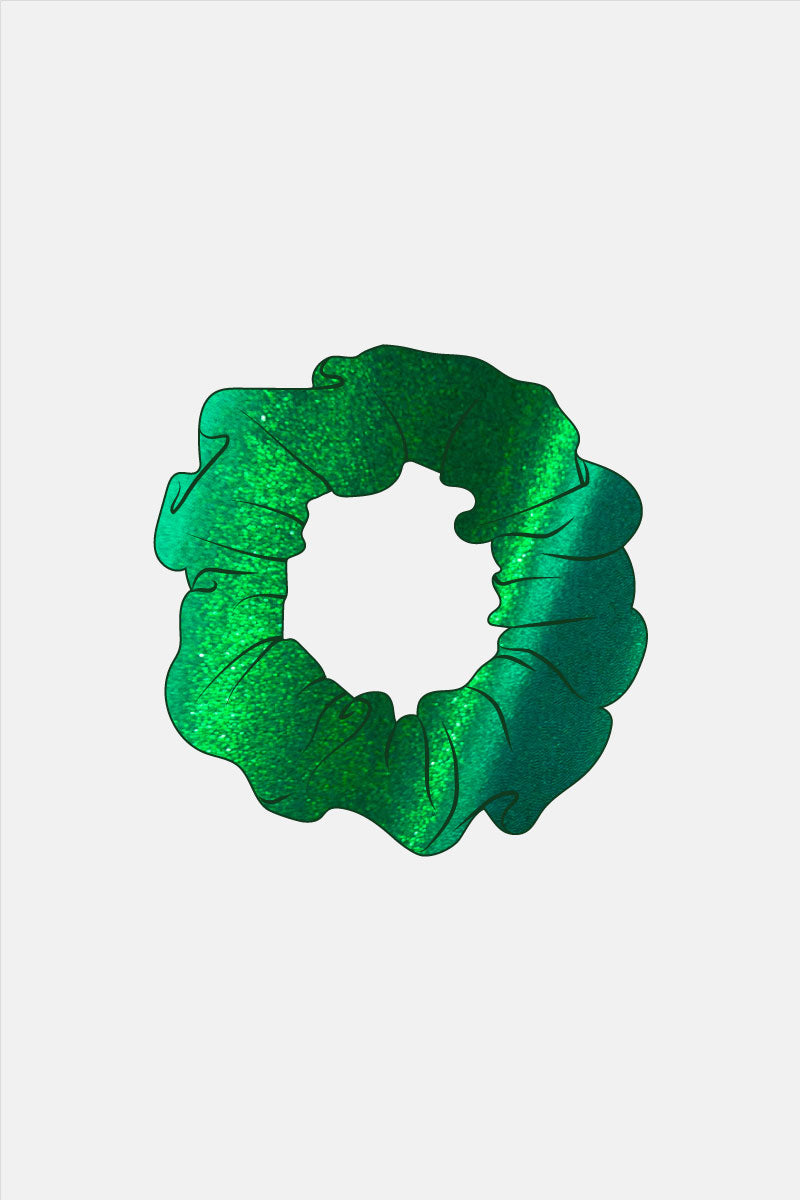 Emerald Green Mystique Scrunchie