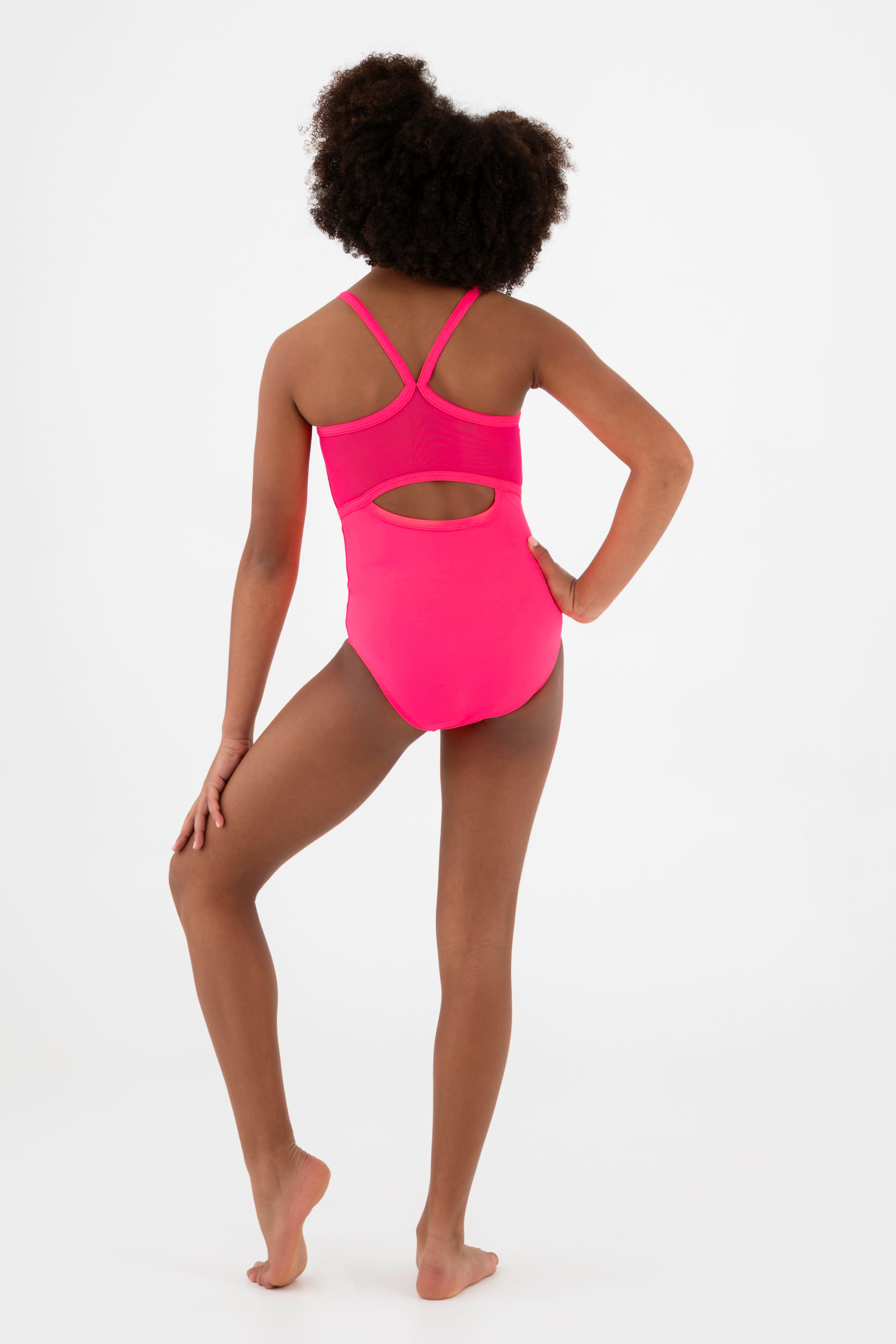 Guava Leotard by Ruby × Sylvia P - Back View