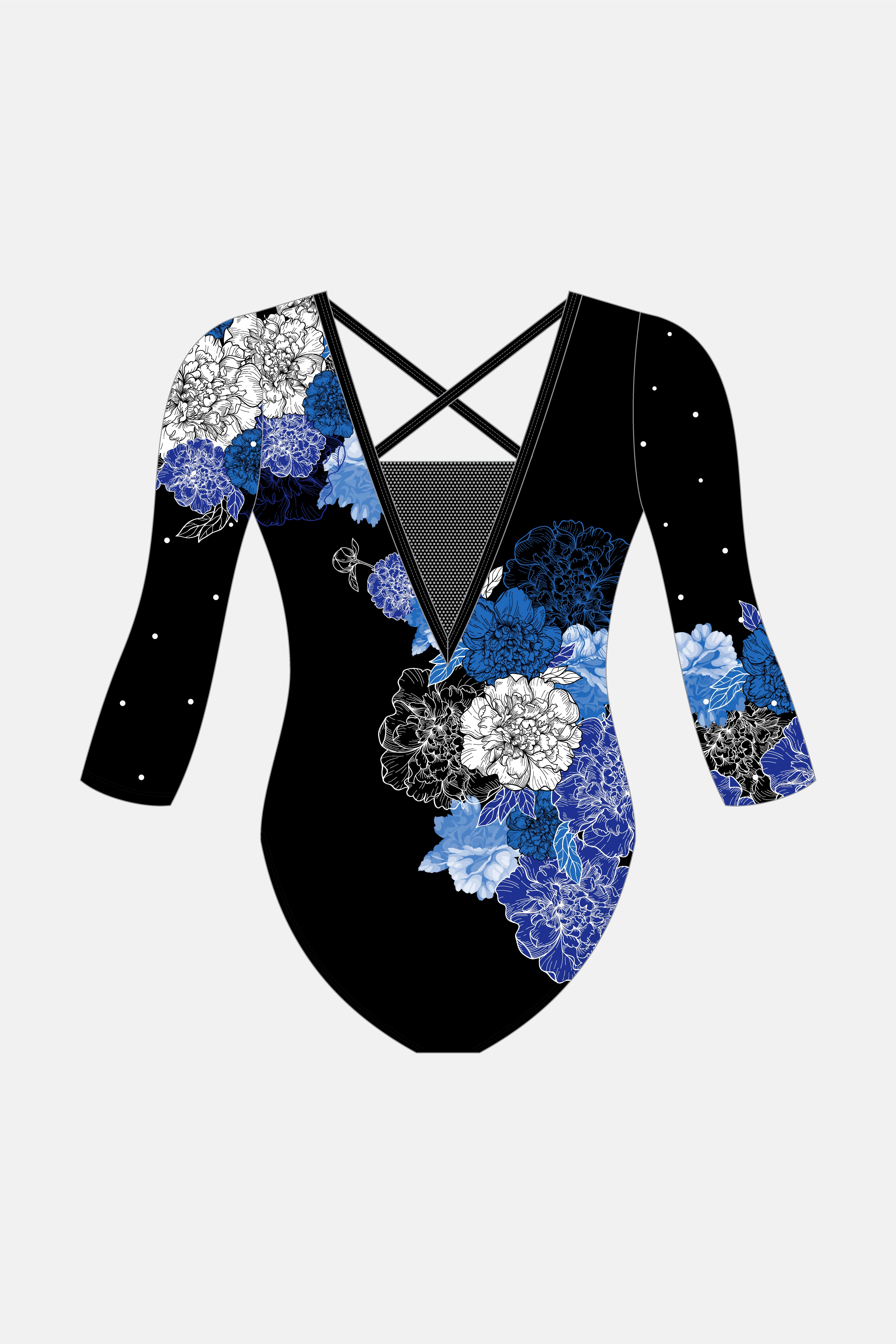 Annalyse 3/4 Sleeve Leotard