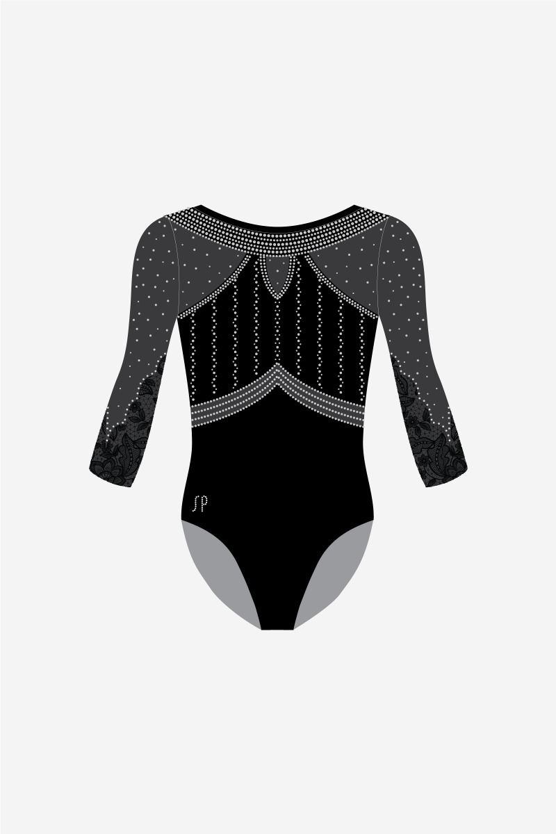 Girls 3/4 Sleeve Leotard